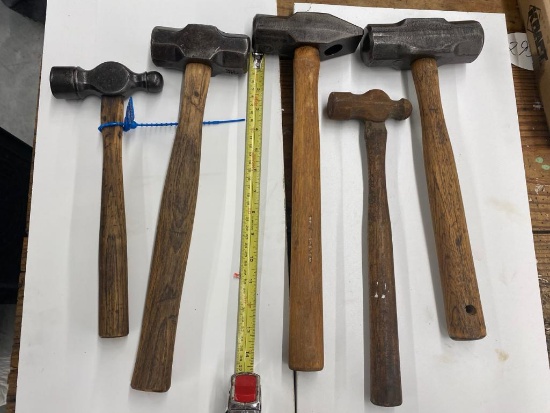 Lot of 5 Blacksmith Hammers