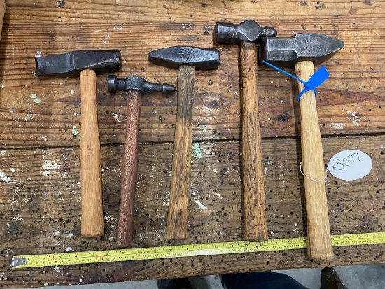 Lot of 5 Blacksmith Hammers
