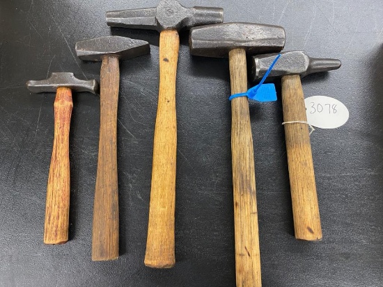 Lot of 5 Blacksmith Hammers