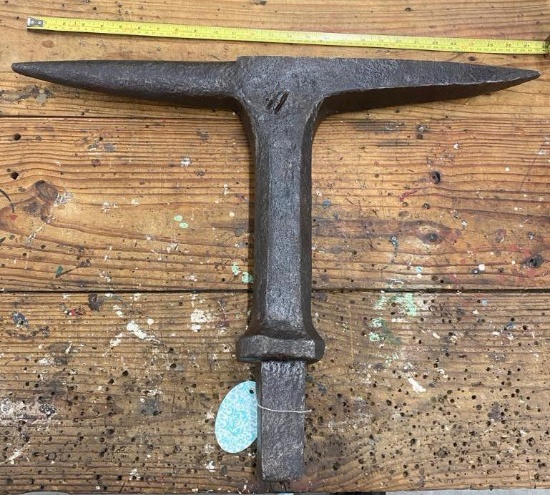 Early Tinners Stake Anvil 27 1/2in x 2 1/2in x 19 1/2