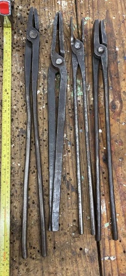 Lot of 4 Good Tongs