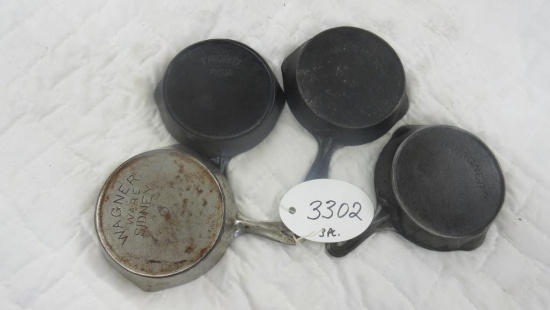 4 #0 Skillets 3 Wagner and 1 Favorite