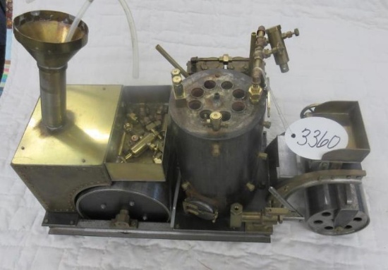 Model Steam Compactor, very unique, working model runs on air