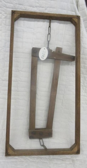 Model Cow Stanchion, Good Primitive Display Model