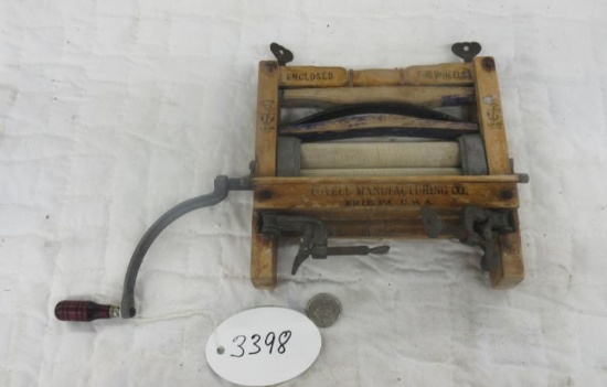 Salesman Sample Lowell Wash Wringer