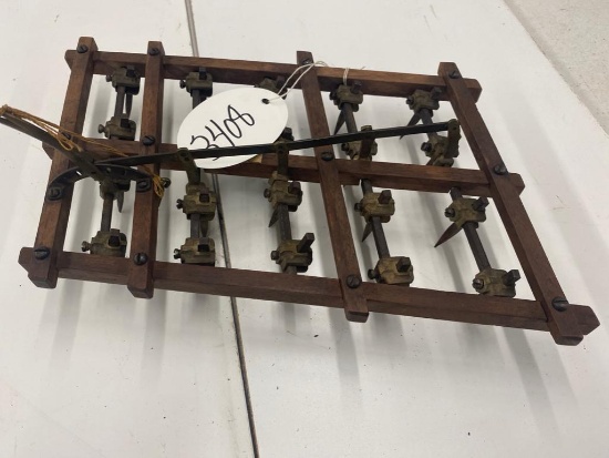 Salesman sample model spike tooth harrow rare nice condition