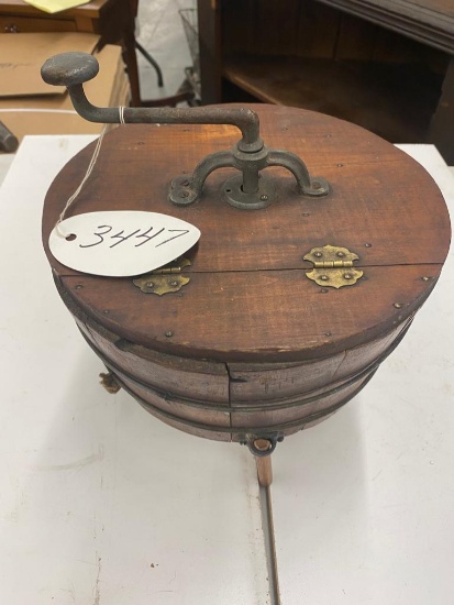Wooden salesman sample washing machine