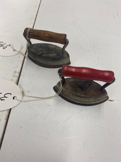 2 Minature Dover sad iron