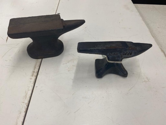 2 Minature Anvils 1 is John Deere