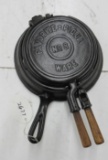 Favorite Piquaware #8 Waffle Iron, wooden handles