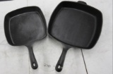 2 Griswold Square Skillets #57 and #55B