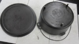 Griswold #10 Cast Iron Skillet, small logo, with lid