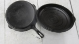 Griswold #8 Cast Iron Skillet, small logo, with lid