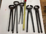 5 Pair Farriers Shoe Pull offs incl. Champion Heller