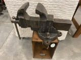 6in Chas. Parker Bench Vise Execellent Condition