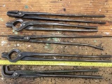 5 Pair Blacksmith Tongs