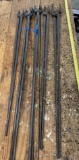 4 Pair Long Handled Blacksmith Tongs