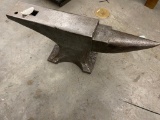 286lb Hudson Tool Co. Anvil Nice Heavy Shop Anvil Good wide face