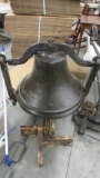 Early 20in School Bell Bracket has been repaired