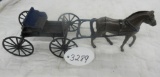 Rock Ridge Casting Horse and open buggy local maker