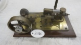 R. wasmak model brass engine 1975 runs off air working model nice