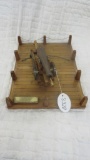 32 PDR Seacoast Gun on Barbette Carriage Scale Model 3/4 in = 1 ft. by Ron Hargreaves