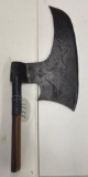 Extra rare Goosewing Style Ax 17 1/2in blade very early hand forged great markings