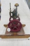 Working Model Miniature Vertical Hit and Miss Engine Model, Rare