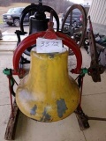 36 inch Cast Iron Bell, wow a real beauty with double ringer