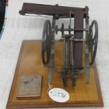 Patent Model Corn Binder dated 1880, True Patent, extremely rare, one of a kind piece