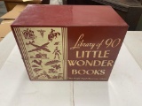 Set of 90 Little Wonder Books in original metal box