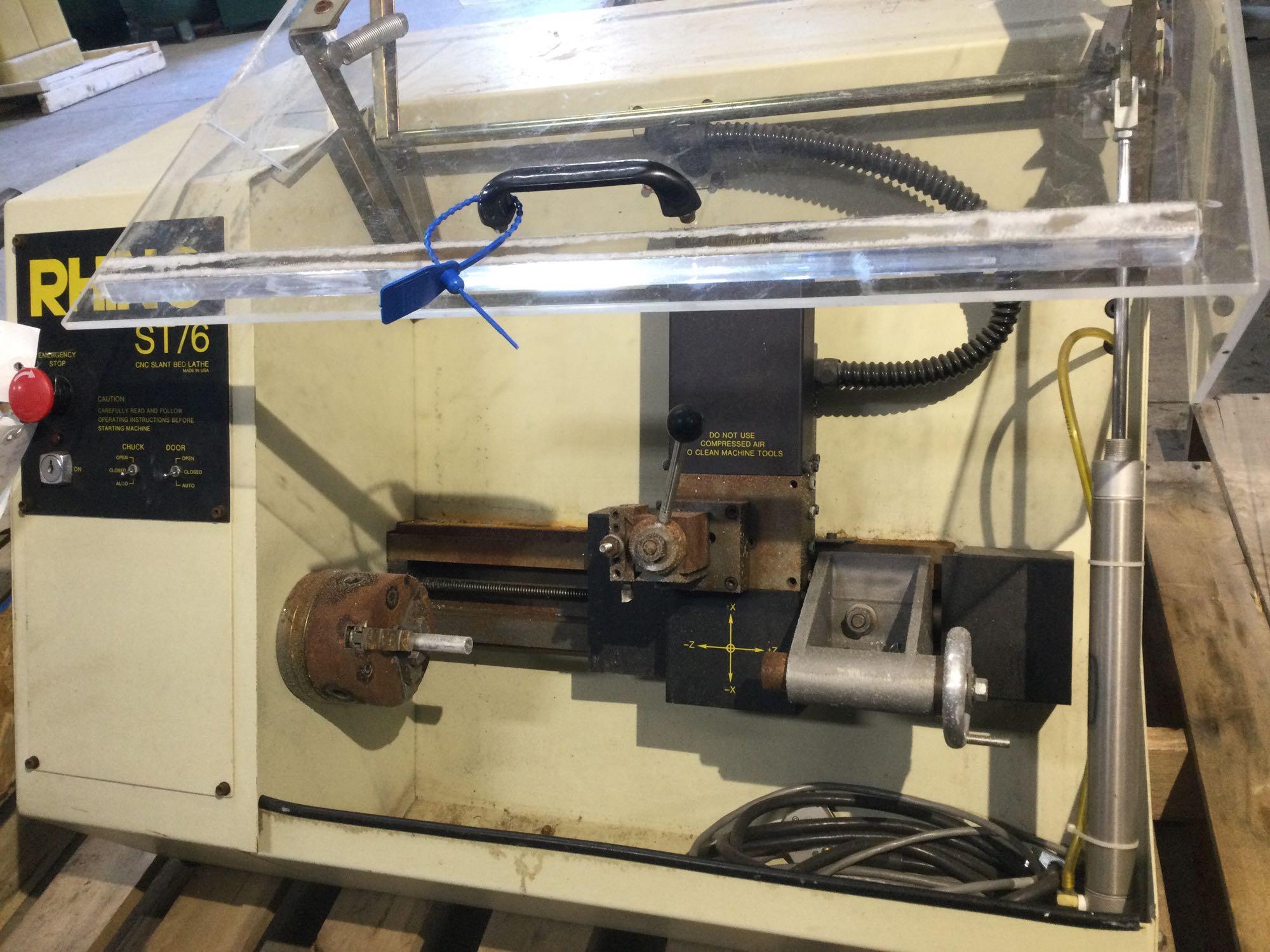 12316)- Rhino CNC Slant Lathe, model ST-6, 110V | Proxibid