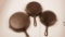 Griswold #5,6,7 small block set of 3