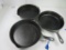 3 Wagner #10 Skillets 3 Different styles