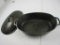 Griswold #3 Slant Oval Roaster Large Block Sq Lid