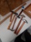 Lot of 6 farriers hammers
