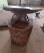 157lb Sweden Anvil flat face some edge wear quality Anvil on large wood stump