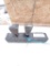 Pair of nice stump Anvils in wood block