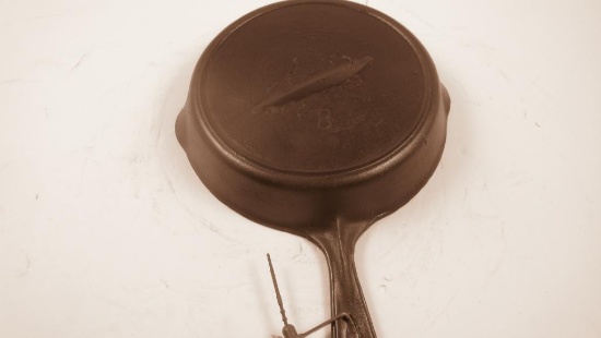 Gate marked #8 55A Skillet