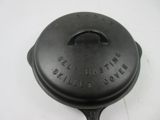 Griswold Large Block #8 Skillet and Lid