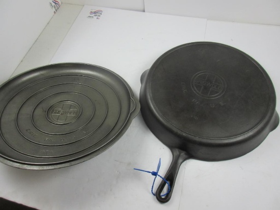 Griswold Large Block #14 Skillet and Lid
