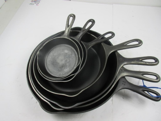 Set of Wagner Pie logo #2-3-4-7-9-10-11 7 Piece set