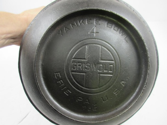 Griswold #4 Large Block Yankee Bowl