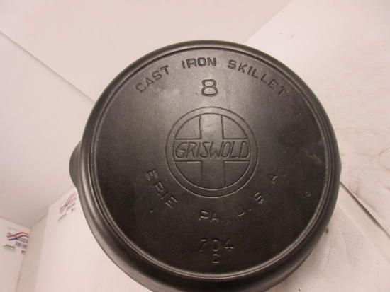 Griswold #8 Slant Logo 704C Skillet