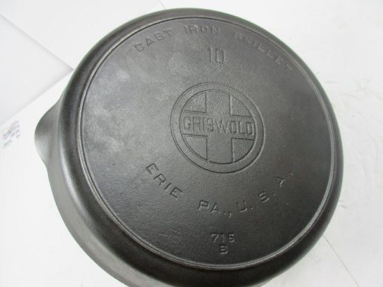 Griswold #10 Large Block Skillet