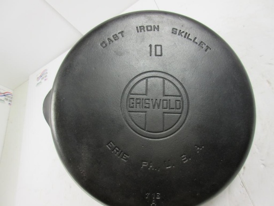 Griswold #10 Large Block Skillet