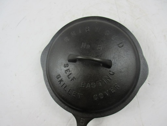 Griswold #6 LBL with Heat Ring #699 and #466 Lid