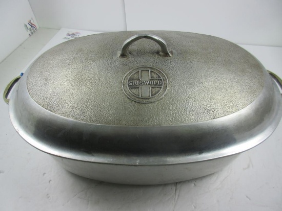 Griswold #9 Roaster with Trivet Aluminum