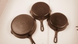 Griswold #5,6,7 small block set of 3