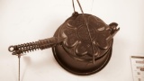 Griswold Heart and Star #928 High base waffle iron